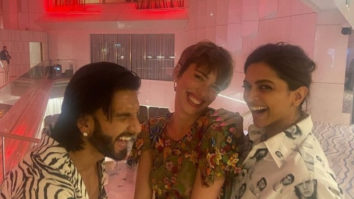 Ranveer Singh shares a laugh with Deepika Padukone and Rebecca Hall in candid pictures at Cannes 2022 