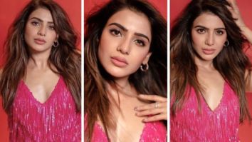 Samantha Ruth Prabhu looks deadly hot in Bronx and Branco’s neon pink fringe dress worth Rs. 57,248
