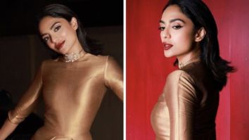 Sobhita Dhulipala is epitome of grace and elegance in golden gown as she steps out for Major promotions