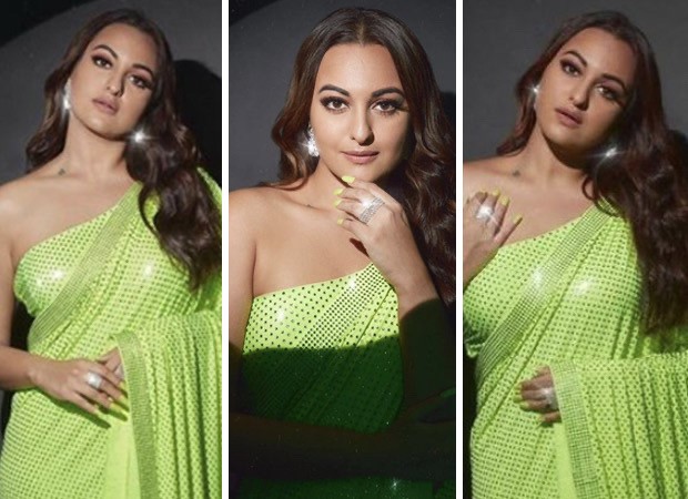 620px x 450px - Sonakshi Sinha is ethereal in fluorescent green saree with crystal  embellishments worth Rs 80,000 for Eid celebrations : Bollywood News -  Bollywood Hungama