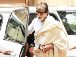 Spotted: Amitabh Bachchan on shoot location in Bandra, Mumbai