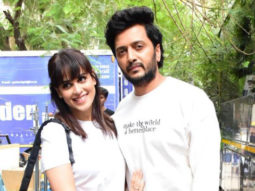 Spotted: Riteish Deshmukh and Genelia Deshmukh at Bandra post shoot