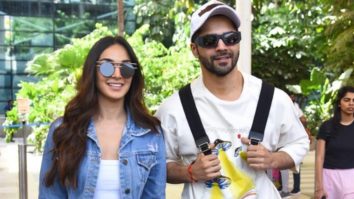 Varun Dhawan and Kiara Advani return Mumbai after promoting JugJugg Jeeyo in Chandigarh