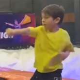Kareena Kapoor Khan turns cheerleader for Taimur Ali Khan at trampoline park as he climbs a wall, watch videos 