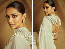 Cannes 2022: Deepika Padukone is epitome of grace and elegance in Abu Jani & Sandeep Khosla custom pearls and crystal work ruffled saree for closing ceremony