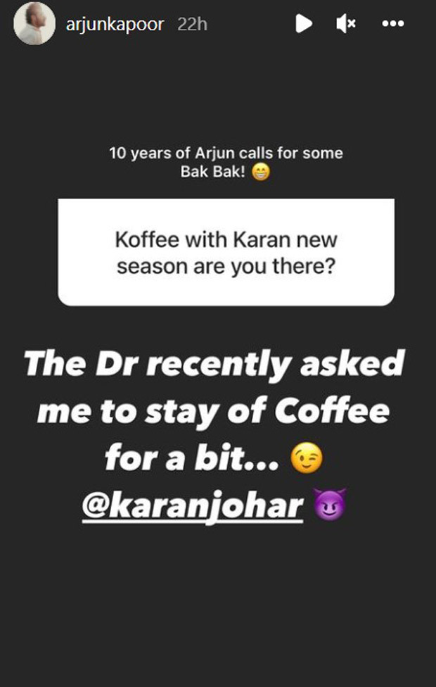Koffee With Karan Season 7 Arjun Kapoor to stay away from Karan Johar's show Here's what he has to say