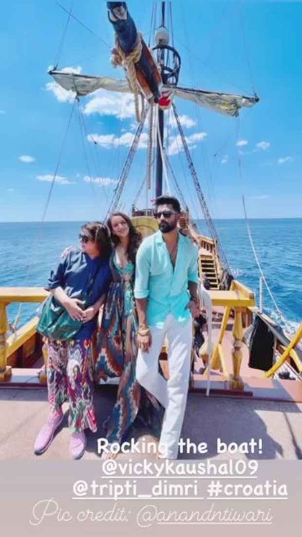 Vicky Kaushal and Tripti Dimri romance in Croatia; Farah Khan shares a photo with the couple