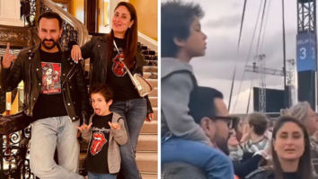 Saif Ali Khan sets ‘best dad’ goals as he carries son Taimur Ali Khan on his shoulder to attend the Rolling Stones concert with wife Kareena Kapoor Khan