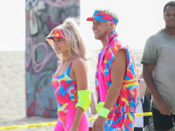 Barbie: New set photos reveal Margot Robbie and Ryan Gosling roller-skating on beach in pink neon outfits