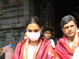 Deepika Padukone and father Prakash Padukone visit Tirupathi to seek blessings, see pictures