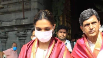 Deepika Padukone and father Prakash Padukone visit Tirupathi to seek blessings, see pictures