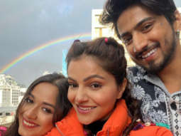 Khatron Ke Khiladi 12 contestant Rubina shares pictures from Cape Town as Jannat Zubair poses in front of a chopper
