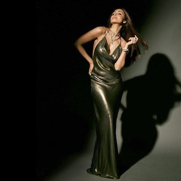 Malaika Arora is irresistibly gorgeous in backless and plunging metallic dress Malaika Arora is irresistibly gorgeous in backless and plunging metallic dress