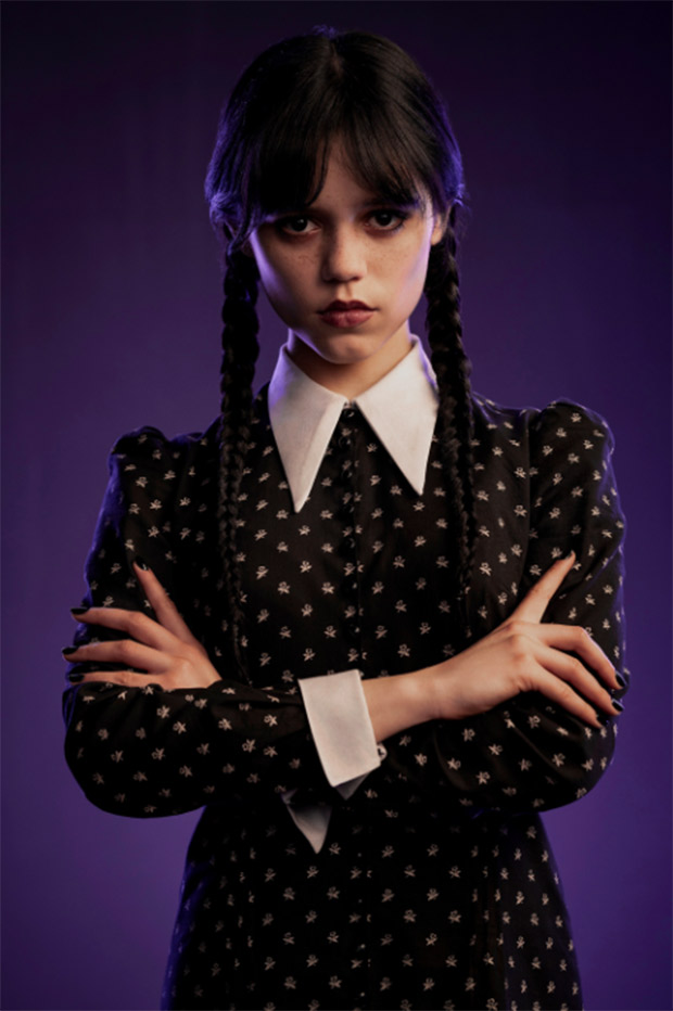 Netflix unveils spooky first look at Jenna Ortega’s Wednesday Addams in Tim Burton’s The Addams Family spinoff; watch video