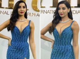Nora Fatehi flaunts curves in a sparkly blue gown at IIFA Rocks 2022