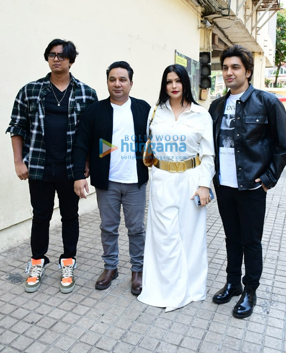 photos aditya roy kapur and kapil verma snapped at the trailer launch of om the battle within 13