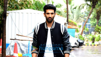 Photos: Aditya Roy Kapur snapped during the promotions of Rashtra Kavach OM
