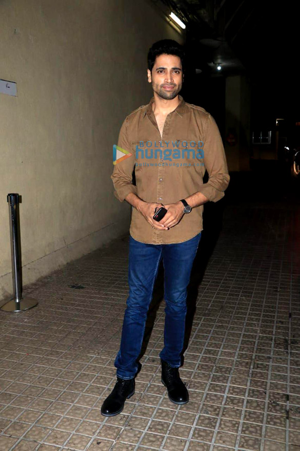 photos adivi sesh saiee manjrekar and mukesh chhabra spotted as they arrive for the special screening of their film major 5