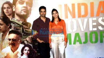 Photos: Adivi Sesh and Saiee Manjrekar snapped during Major promotions in Mumbai