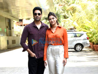 Photos: Adivi Sesh and Saiee Manjrekar snapped during Major promotions in Mumbai