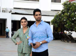 Photos: Adivi Sesh and Saiee Manjrekar snapped promoting their film Major