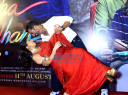Photos: Akshay Kumar, Bhumi Pednekar and Raksha Bandhan team snapped at trailer launch at Delite Cinema in Delhi