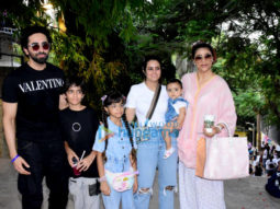Photos: Ayushmann Khuranna and Zayed Khan snapped with their families and Sussanne Khan snapped at Music Education in Bandra