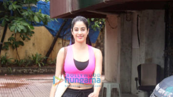 Photos: Janhvi Kapoor spotted outside a pilates studio