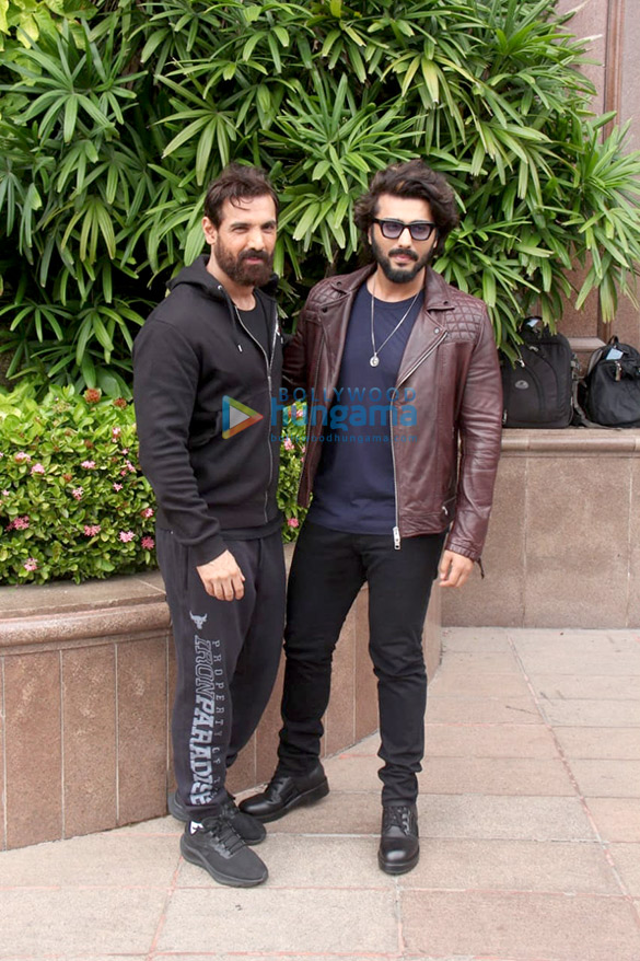 photos john abraham arjun kapoor and tara sutaria spotted at taj lands end promoting ek villain returns 5