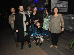 Photos: Neil Nitin Mukesh and family snapped at Hakkasan in Bandra