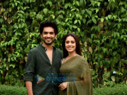 Photos: Nushrratt Bharuccha and Anud Singh Dhaka snapped promoting their film Janhit Mein Jaari