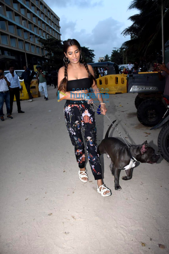 photos poonam pandey spotted with her pet in juhu 1