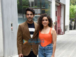 Photos: Rajkummar Rao and Sanya Malhotra snapped during the promotions of their film, Hit – The First Case