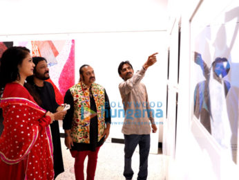 Photos: Roopkumar Rathod, Leslie Lewis, Rupali Suri among others snapped at the launch of Ram Pratihar's show at Jehangir Art Gallery