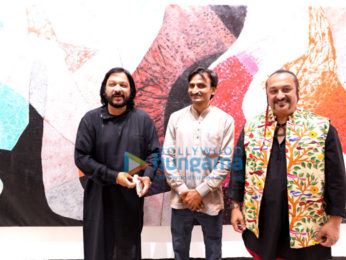 Photos: Roopkumar Rathod, Leslie Lewis, Rupali Suri among others snapped at the launch of Ram Pratihar's show at Jehangir Art Gallery