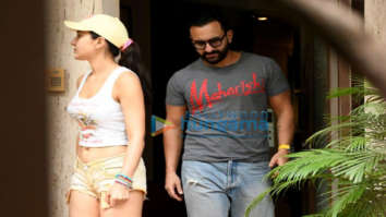 Photos: Sara Ali Khan and Saif Ali Khan spotted in Bandra
