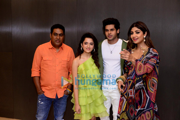 photos shilpa shetty abhimanyu dassani shirley setia and sabbir khan snapped during nikamma promotions in delhi 1