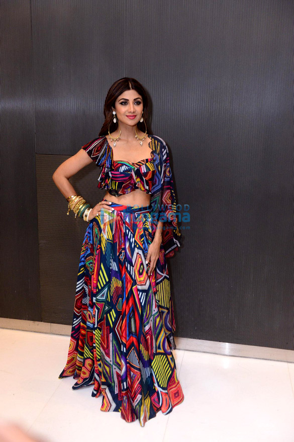 photos shilpa shetty abhimanyu dassani shirley setia and sabbir khan snapped during nikamma promotions in delhi 2