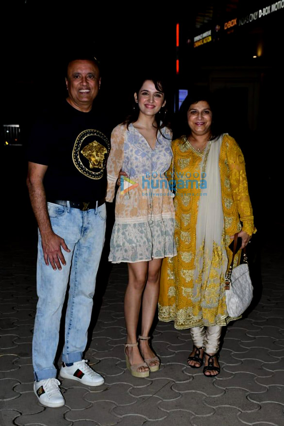 photos shirley setia snapped with her family at a screening of nikamma 2