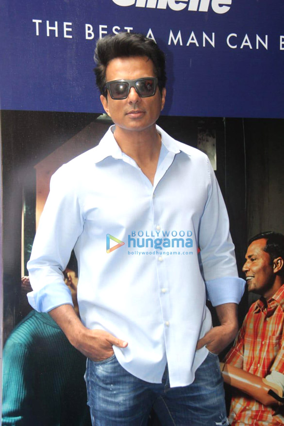 Photos: Sonu Sood attends the launch of the latest Gillette campaign