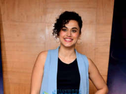 Photos: Taapsee Pannu snapped promoting her film Shabaash Mithu