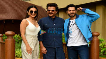 Photos: Varun Dhawan, Kiara Advani, and Anil Kapoor snapped promoting their film Jugjugg Jeeyo