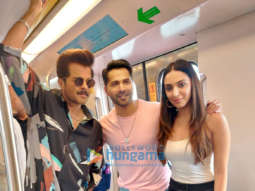 Photos: Varun Dhawan, Kiara Advani and Anil Kapoor travel by Mumbai Metro amidst Jugjugg Jeeyo promotions