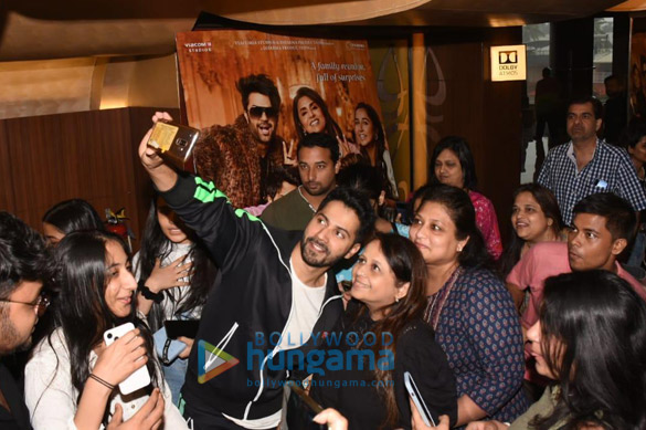photos varun dhawan greets fans after jugjugg jeeyo release at pvr juhu 1