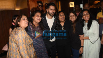 Photos: Varun Dhawan greets fans after JugJugg Jeeyo release at PVR, Juhu