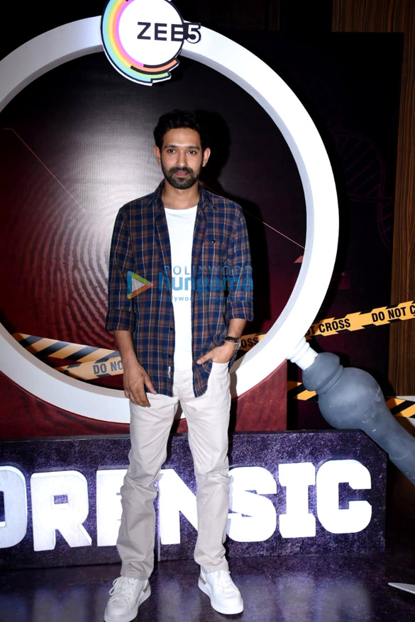 photos vikrant massey and radhika apte snapped during the promotions of their film forensic 3