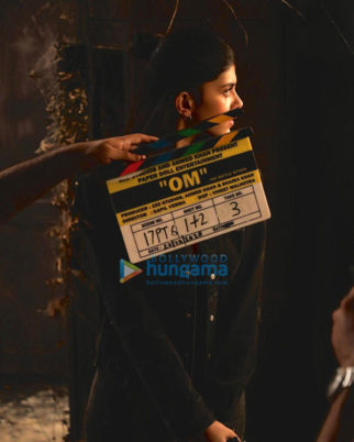 On the set of the movie Rashtra Kavach OM