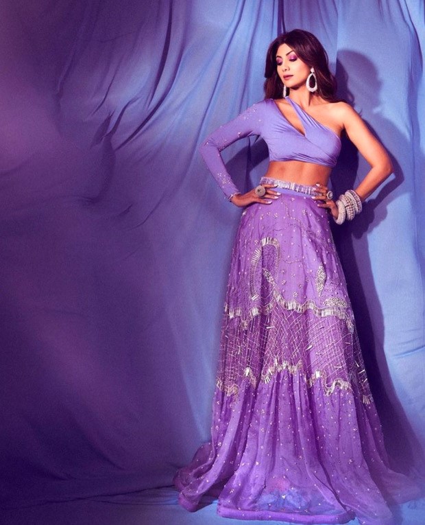 Shilpa Shetty Kundra is a vision to behold in Shivan & Narresh’s lavender lehenga worth ₹ 3.95 Lakhs