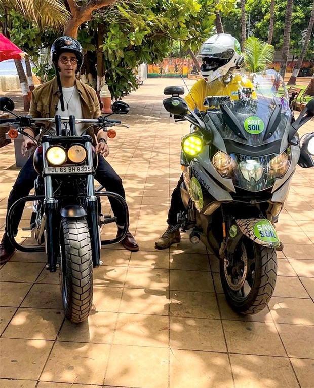 Sidharth Malhotra joins spiritual guru Sadhguru’s “Save Soil” campaign, Shares stills from recent bike ride with Sadhguru