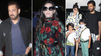 Spotted: Salman Khan, Nora Fatehi & Riteish at airport as they fly for IIFA 2022